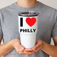 I Love Philly Heart Pennsylvania Love Fan Apparel Tumbler thumb 2