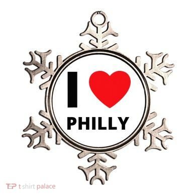 I Love Philly Heart Pennsylvania Love Fan Apparel Ornament