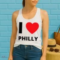 I Love Philly Heart Pennsylvania Love Fan Apparel Women's Tank Top thumb 2