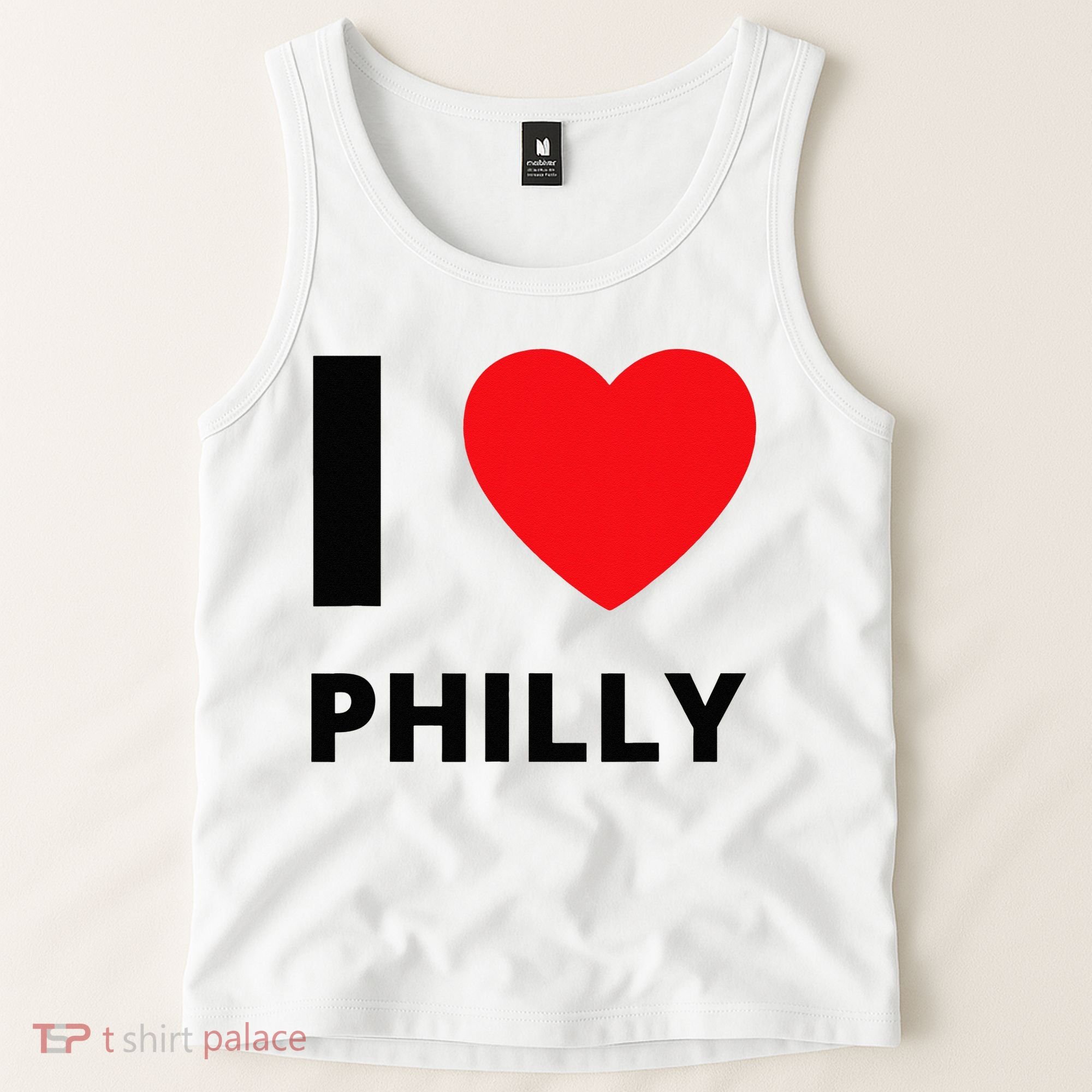 I Love Philly Heart Pennsylvania Love Fan Apparel Tank Top