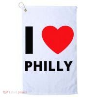 I Love Philly Heart Pennsylvania Love Fan Apparel Golf Towel thumb 0