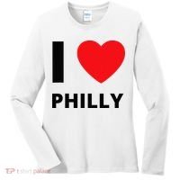 I Love Philly Heart Pennsylvania Love Fan Apparel Women's Long Sleeve Shirt thumb 0