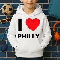 I Love Philly Heart Pennsylvania Love Fan Apparel Kids Hoodie thumb 2