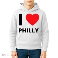 I Love Philly Heart Pennsylvania Love Fan Apparel Kids Hoodie thumb 4