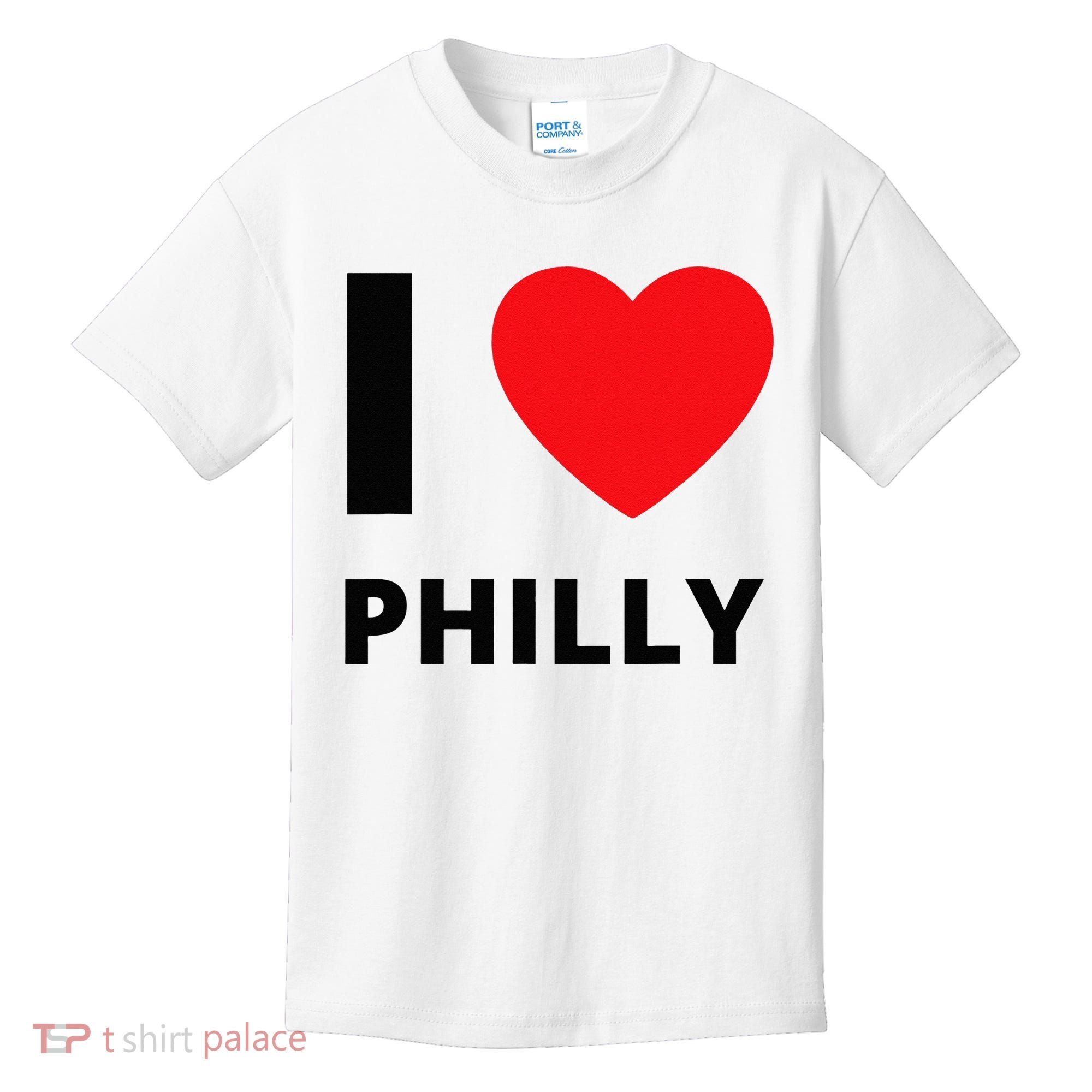 I Love Philly Heart Pennsylvania Love Fan Apparel Kids T-Shirt