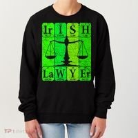 Irish Lawyer Periodic Table Elets Nerd Attorney Gift Women's Sweatshirt thumb 0