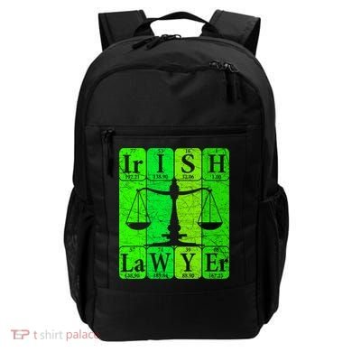 Irish Lawyer Periodic Table Elets Nerd Attorney Gift Backpack