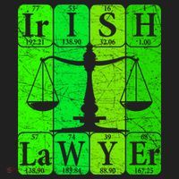 Irish Lawyer Periodic Table Elets Nerd Attorney Gift Hat thumb 2