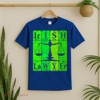 Irish Lawyer Periodic Table Elets Nerd Attorney Gift T-Shirt thumb 2