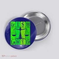 Irish Lawyer Periodic Table Elets Nerd Attorney Gift Button thumb 0