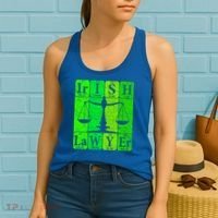 Irish Lawyer Periodic Table Elets Nerd Attorney Gift Women's Tank Top thumb 2