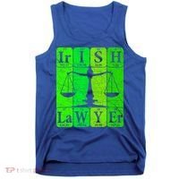 Irish Lawyer Periodic Table Elets Nerd Attorney Gift Tank Top thumb 0
