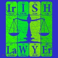 Irish Lawyer Periodic Table Elets Nerd Attorney Gift Kids T-Shirt thumb 4