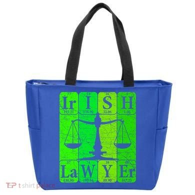 Irish Lawyer Periodic Table Elets Nerd Attorney Gift Tote Bag