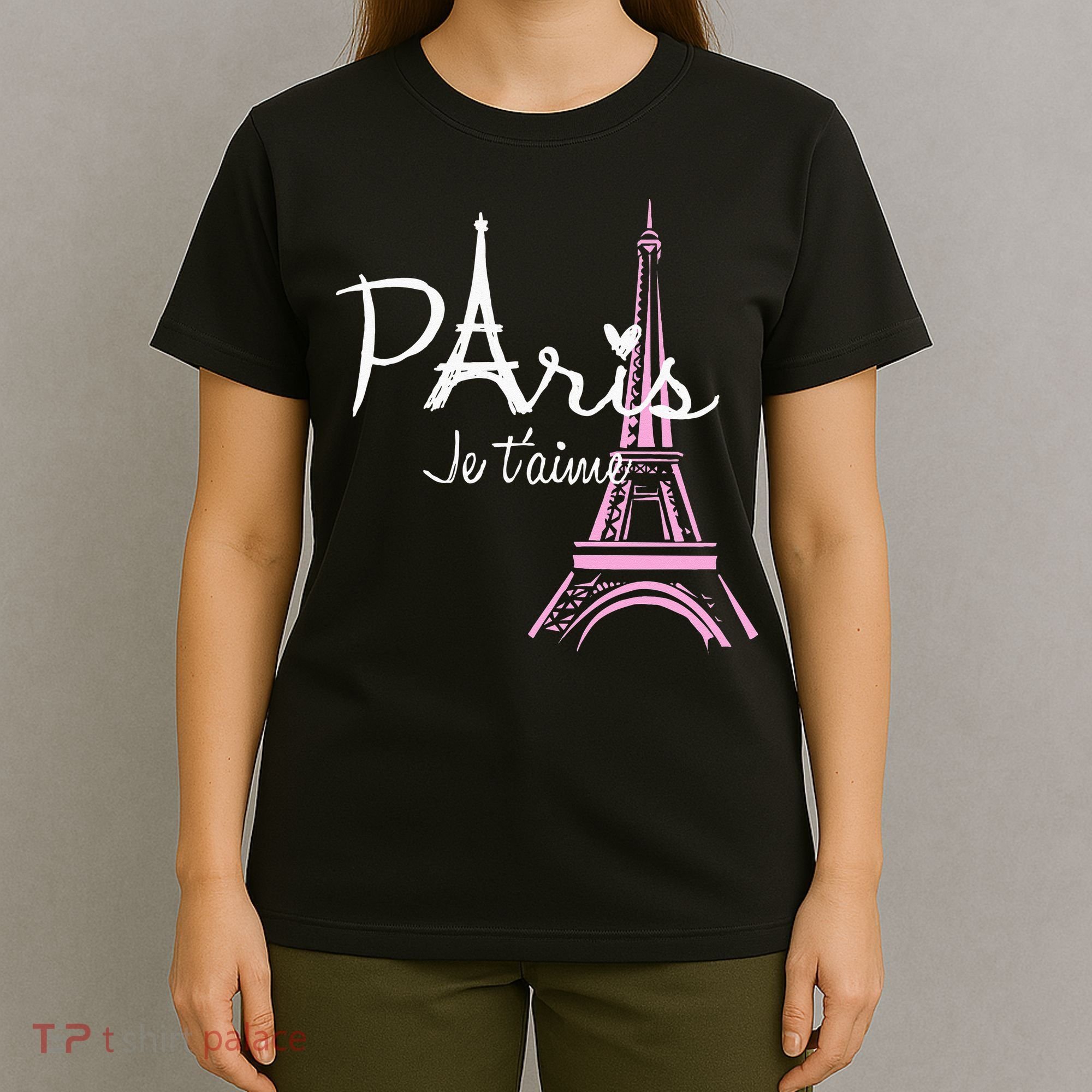 I Love Paris Eiffel Tower France French Souvenir T-Shirt
