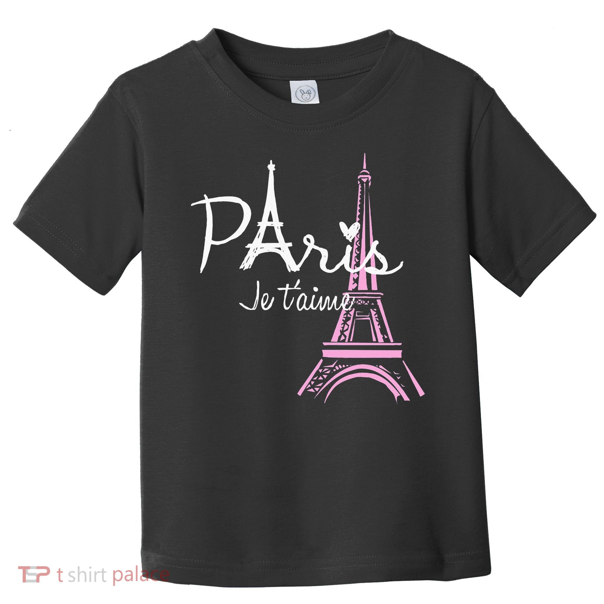 I Love Paris Eiffel Tower France French Souvenir Toddler T-Shirt