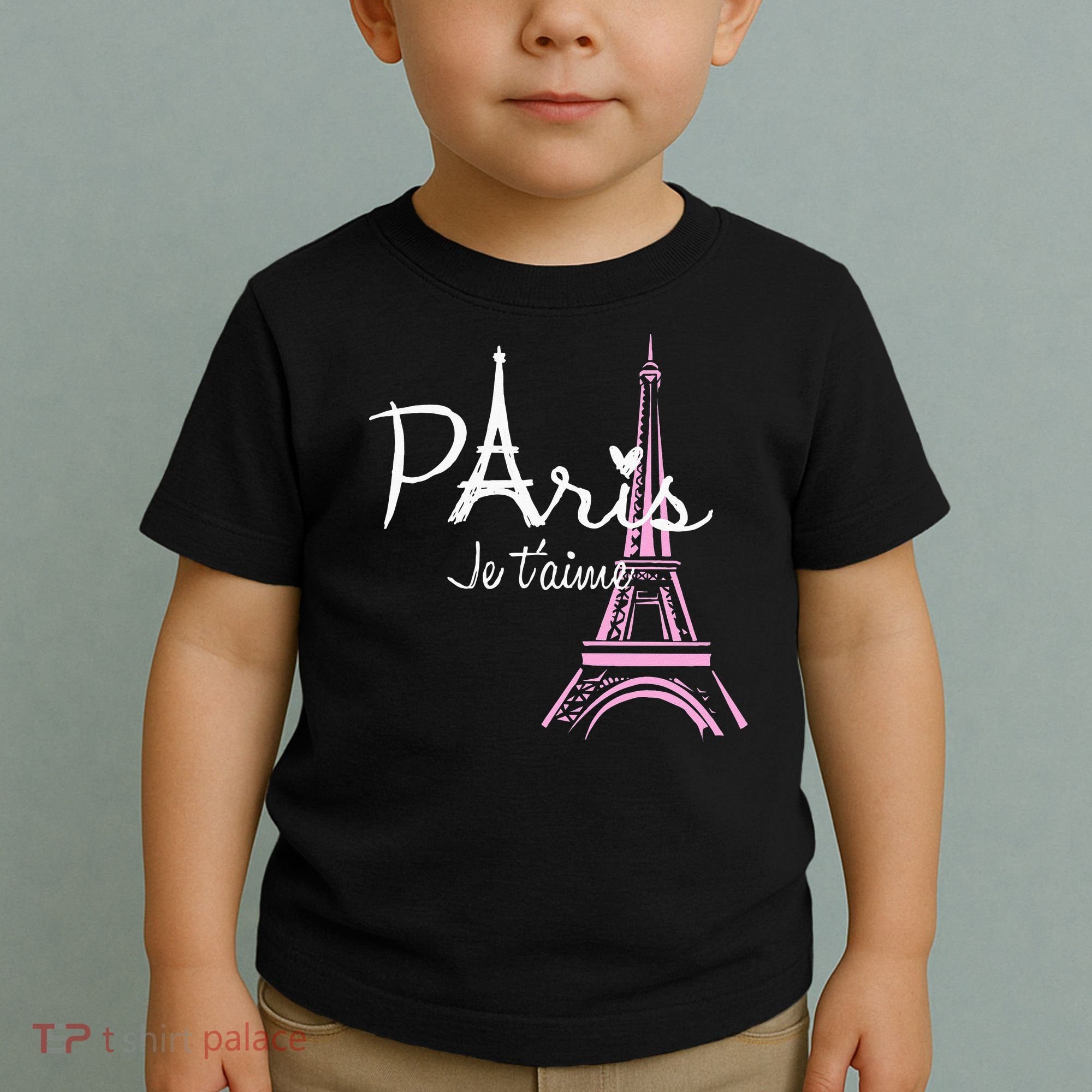 I Love Paris Eiffel Tower France French Souvenir Toddler T-Shirt