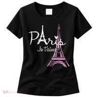 I Love Paris Eiffel Tower France French Souvenir Women's T-Shirt thumb 0