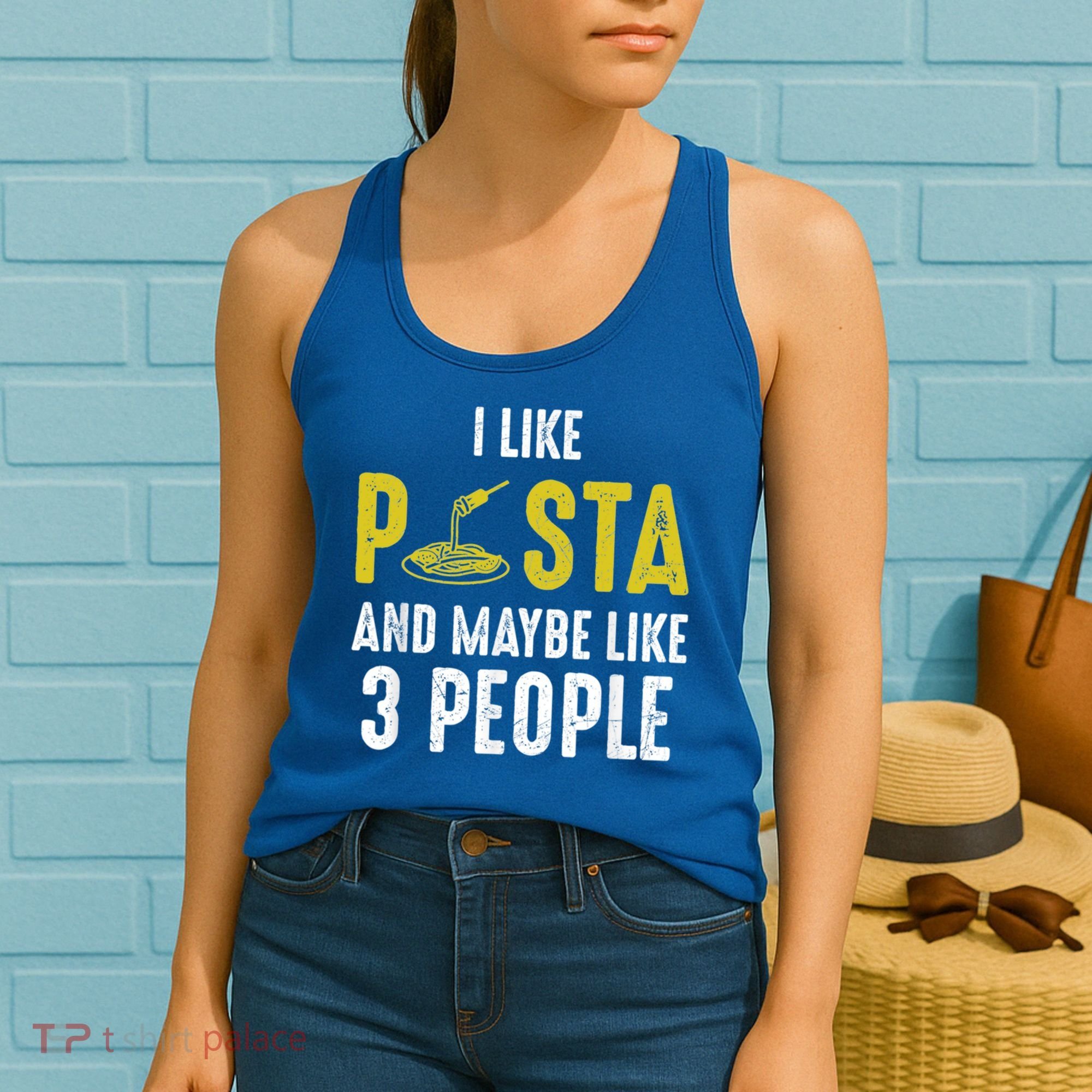 I Like Pasta And Maybe Like 3 People Pasta Lovers Great Gift Women's Tank Top