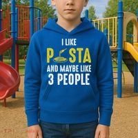 I Like Pasta And Maybe Like 3 People Pasta Lovers Great Gift Kids Hoodie thumb 2