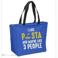 I Like Pasta And Maybe Like 3 People Pasta Lovers Great Gift Tote Bag thumb 2