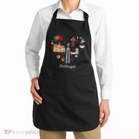 I Love Portugal Lisbon Map Iconic Traditional Souvenir Gift Apron thumb 2