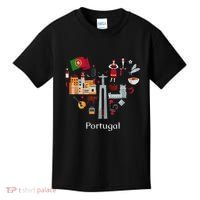 I Love Portugal Lisbon Map Iconic Traditional Souvenir Gift Kids T-Shirt thumb 0