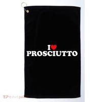 I Love Prosciutto I Heart Prosciutto Io Amo Prosciutto Golf Towel thumb 0
