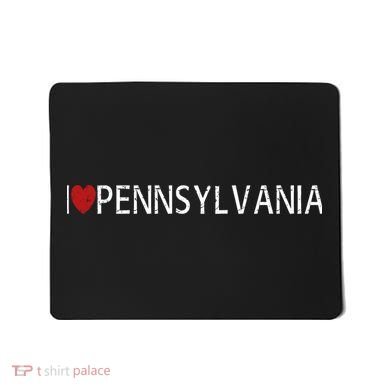 I Love Pennsylvania Mousepad
