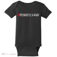 I Love Pennsylvania Baby Bodysuit thumb 0