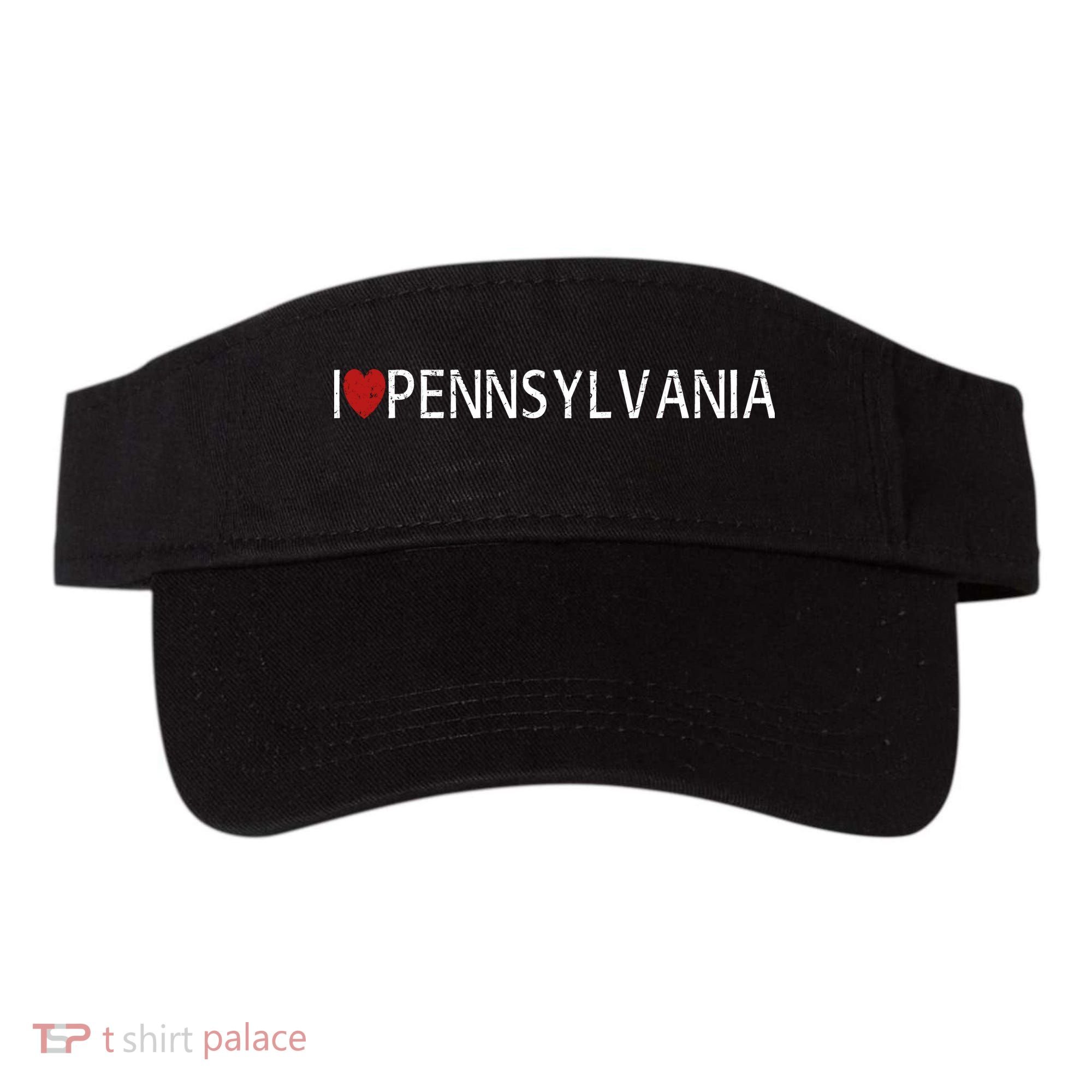 I Love Pennsylvania Visor