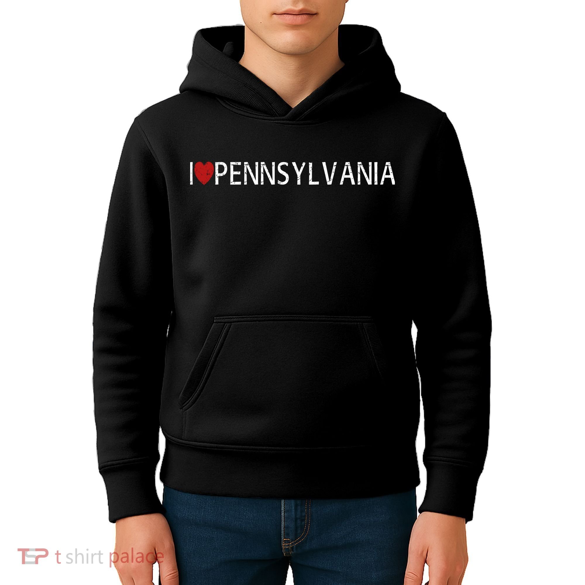 I Love Pennsylvania Kids Hoodie