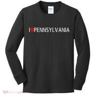 I Love Pennsylvania Kids Long Sleeve Shirt thumb 0
