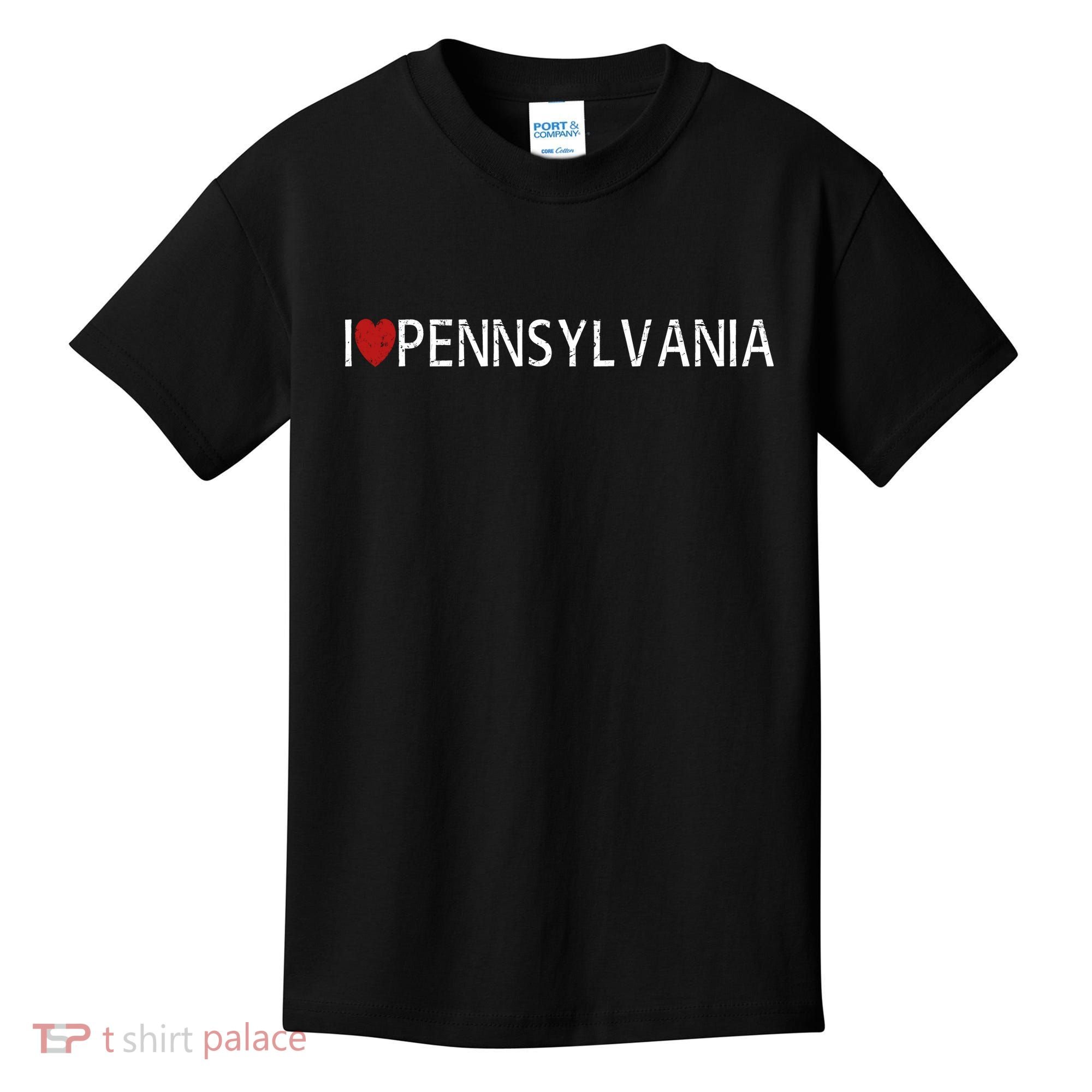 I Love Pennsylvania Kids T-Shirt