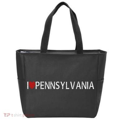 I Love Pennsylvania Tote Bag