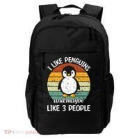 I Like Penguins And Maybe Like 3 People Backpack thumb 0
