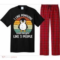 I Like Penguins And Maybe Like 3 People Pajama Set thumb 0