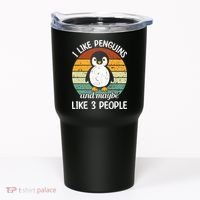 I Like Penguins And Maybe Like 3 People Tumbler thumb 0