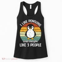 I Like Penguins And Maybe Like 3 People Women's Tank Top thumb 0