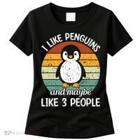 I Like Penguins And Maybe Like 3 People Women's T-Shirt thumb 0