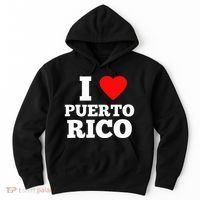 I Love Puerto Rico Usa Hoodie thumb 0