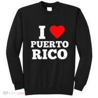 I Love Puerto Rico Usa Sweatshirt thumb 0