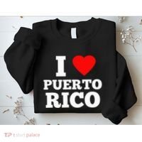 I Love Puerto Rico Usa Sweatshirt thumb 2