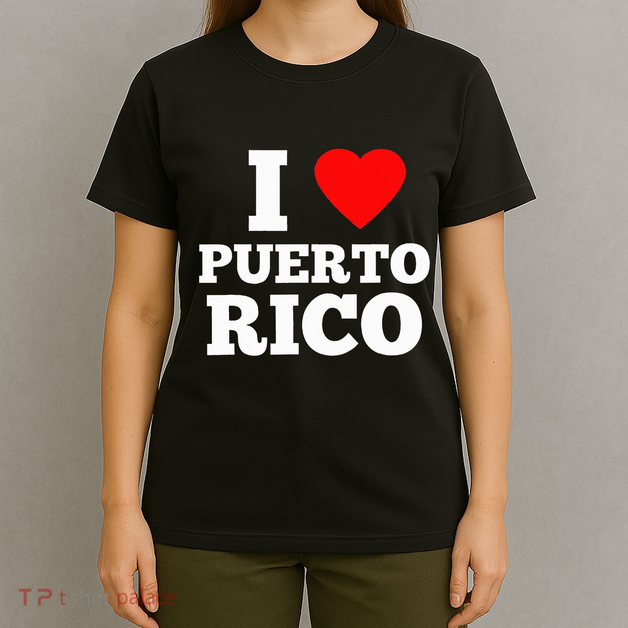 I Love Puerto Rico Usa T-Shirt