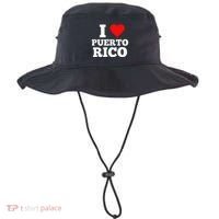 I Love Puerto Rico Usa Bucket Hat thumb 0