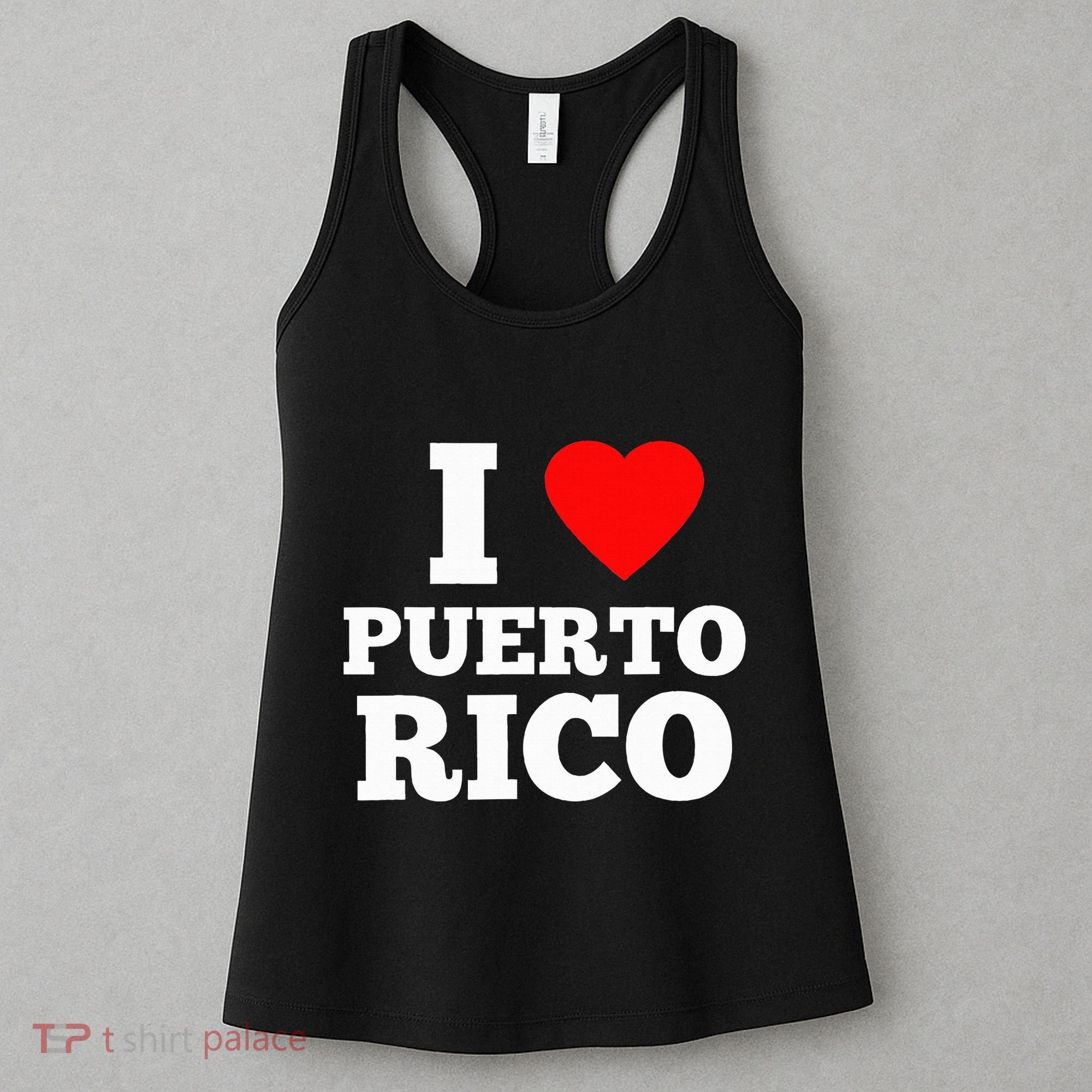 I Love Puerto Rico Usa Women's Tank Top