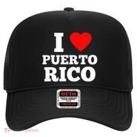 I Love Puerto Rico Usa Hat thumb 0