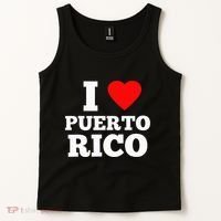 I Love Puerto Rico Usa Tank Top thumb 2