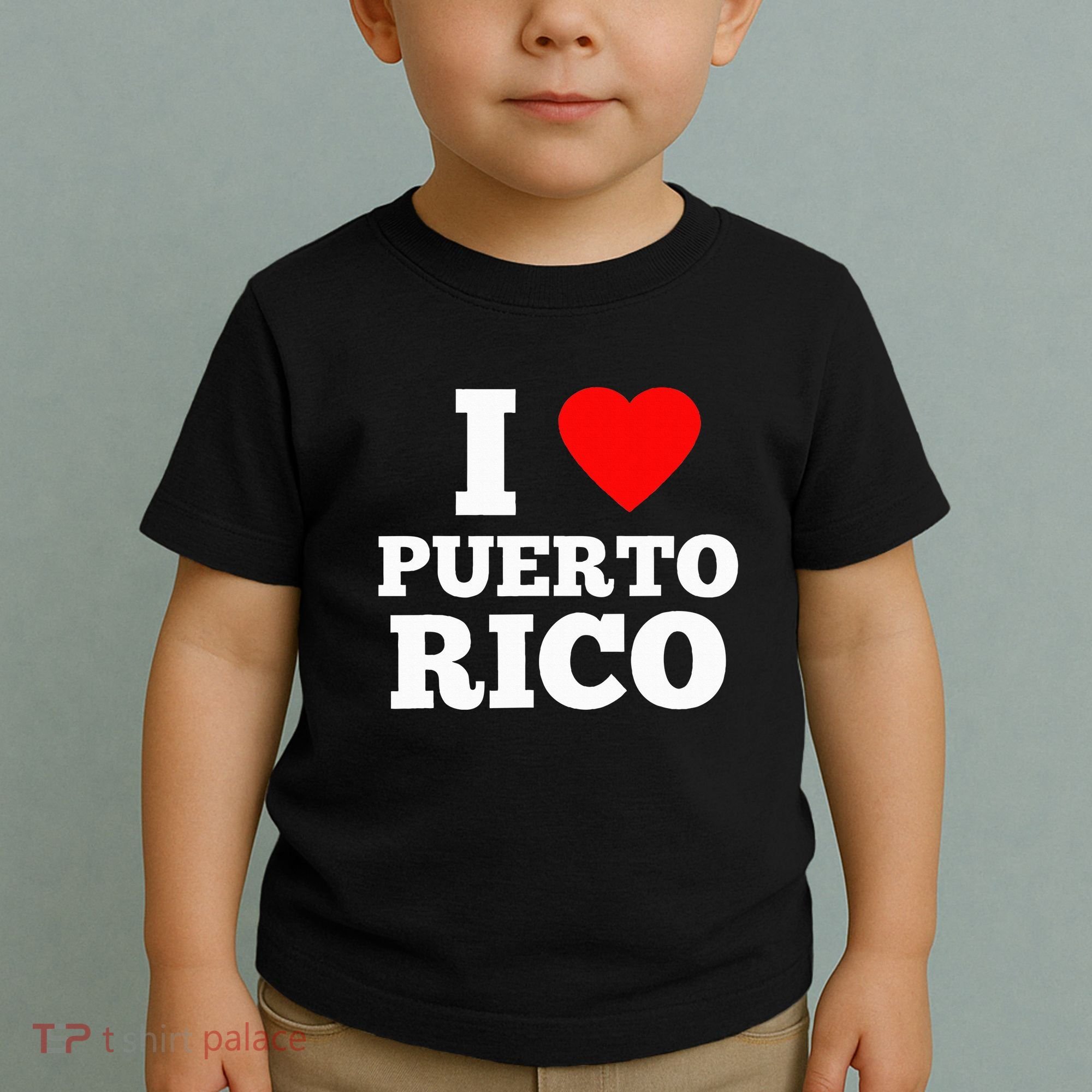 I Love Puerto Rico Usa Toddler T-Shirt