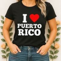 I Love Puerto Rico Usa Women's T-Shirt thumb 2